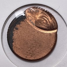 Mint Error: Off Center Strike - No Date Lincoln Memorial Cent - Zinc (1982-2008) picture