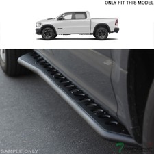 Topline For 2019-2026 Dodge Ram 1500 Crew Rock Slider Step Bars - Textured Black picture