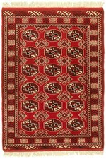 Vintage Traditional Hand-Knotted Area Rug 3'3