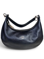COACH Harley East/West Hobo Bag Genuine Leather Purse Black Gold No.L1657-F38250 picture