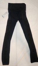 NWT- - Womens Athleta Salutation Stash Black Leggings- Size XST picture