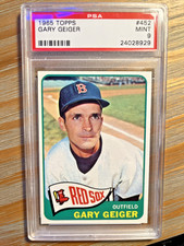 1965 Topps #452 ~ GARY GEIGER ~ PSA-9 / Only 4 Higher / Only 1 on eBay, Top-Tier picture