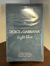 4.2oz Dolce & Gabbana Light Blue for Men Eau de Toilette *New Sealed Authentic* picture