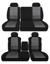 Fits 2001-2003 Ford F150 truck Front 40-60 w/ console and 60/40 Rear seat covers picture