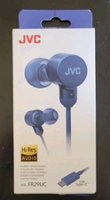 JVC Kenwood Victor HA-FR29UC Blu Wired Earphones High Resolution USB C picture
