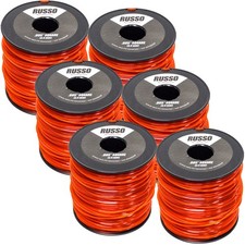 6PK 5lb .095 Square Red Commercial String Trimmer Line For Echo Stihl Redmax picture