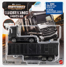2026 Matchbox The Movie Working Rigs #1/2 Mercedes-Benz Actros MATTE BLACK | FSC picture