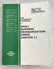 The Attorney's Handbook on Small Business Reorganization Under Chapter 11: 16th. picture