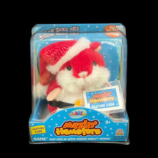 Webkinz Ganz Soft Plush Animal Mazin' Hamsters Nick with Online Code Santa picture