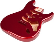 Fender Mexico Stratocaster SSS Vintage Bridge Mount Alder Body, CANDY APPLE RED picture