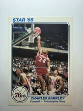1984-85 Star Team Supers - Philadelphia 76ers Charles Barkley #8 (RC) 5x7 picture