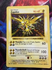 Zapdos 016/102 Base Set (Shadowless) Holo picture
