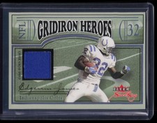 2004 Fleer Sweet Sigs #GH-EJ Edgerrin James Gridiron Heroes Jersey Silver #/216 picture