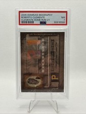 2005 Donruss Playoff Biography - Roberto Clemente 1961 Home Run #21 PSA 7 picture