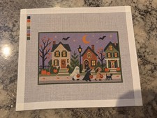 Halloween Night Needlepoint Canvas 18 Mesh 6x4 picture