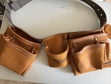NEW Masters McGuire-Nicholas 1DM-527-M-2 Brown Leather Rig Tool Belt 52.5