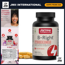 Vitamin B Complex Formula - Jarrow B-Right, 100 Capsules, Energy Support, Immune picture