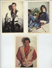 1978 JOHN TRAVOLTA AUTOGRAPHS VINTAGE SIGNED POSTCARDS VERY EARLY RARE picture