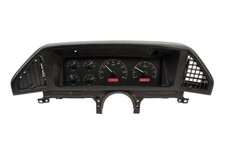 Dakota Digital 1987-91 Ford Pickup Bronco Analog Gauges Black Red VHX-87F-PU-K-R picture