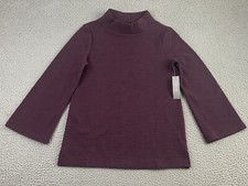 NWT Womens Size (4-6) Chico’s Size 0 Textured Mock Neck Tunic in Royal Bordeaux picture