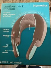 New Homedics Vibration Neck Messager W/Heat Soothes Neck Tension In Box picture