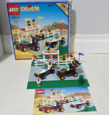 LEGO System 6551 Checkered Flag 500 Racing Complete Set w/ Box, Instructions picture