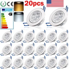 10-60PCS Dimmable LED Downlight 3W/5W Recessed Ceiling Light Spotlight 85V-265V picture