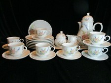 RARE TIRSCHENREUTH TIR393 #1838 GERMAN 25 PIECE COFFEE SERVICE DESSERT SERVICE picture