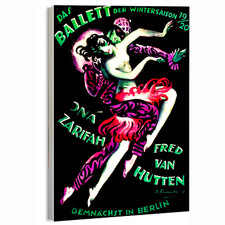 1919 Ballet of Winter German Movie Poster or Canvas Home Decor Art Print picture