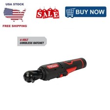 Hyper Tough 4V Cordless 1/4-in Drive Ratchet Wrench USB-C LED Model 6112 picture