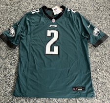 NWT RARE NFL NIKE Mens Philadelphia Eagles Hurts #2 Rookie On Field Jersey XL picture