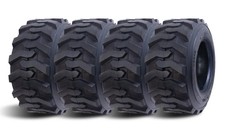 4PCS 12-16.5 Skid Steer Tires SKS Tire 12x16.5 Heavy-Duty 12PR Bobcat Loader New picture