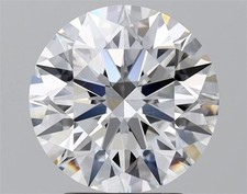 Round 3.01 CT Certificate GIA Natural Mined Diamond Loose D color VS1 clarity picture