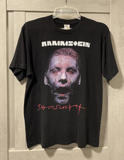 Vtg 90s Remake 1997 #Rammstein Sehnsucht Black T-shirt Reprint S-5XL picture