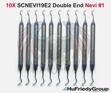 10X HU FRIEDY SCNEVI19E2 Double End Nevi #1 Dental Anterior Scaler #9 Handle picture