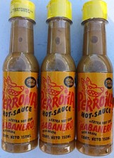 3X LA PERRONA EXTRA HOT HABANERO SALSA - 3 BOTTLES 150g EACH -  picture