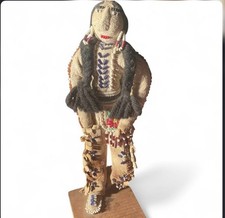 Signed Native American Sun Dance Time Wind River Reservation Handmade Doll picture