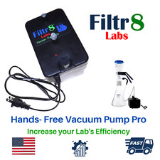 Fast Hands-Free Vacuum Filtration Pump Pro | Great for Small Labs | Filtr8 picture