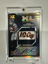 2019 Panini XR -Rookie XL Swatch Autographs David Montgomery 1 Of 1, Nasty Patch picture