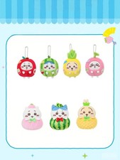 Genuine Chiikawa Fruit Market Series Mascot Plushie Bag Charm Keychain or Plush picture