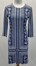 J.Mclaughlin Sophia Dress Women's S Catalina Cloth Blue Multi Coastal Resort picture
