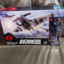 Hasbro G.I. Joe Classified Cobra Pilot + Cobra C.L.A.W. Playset Vehicle White picture