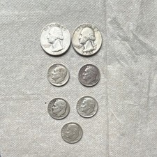 $1 Face Value 90% Silver Quarters,Dimes picture
