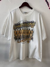 Vintage 2001 LA Lakers NBA Finals Champions T Shirt Kobe Shaq Back to Back picture