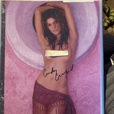 Cindy Crawford Handwritten Signed Autograph 8x10 Photograph picture