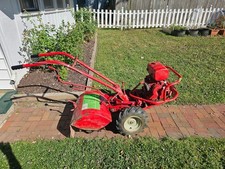 Vintage Troy-Bilt Horse Rototiller with Generator and Plow Attachment picture