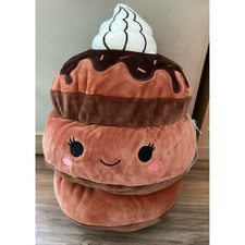 NWT Squishmallows - Sheila the Chocolate Pancake Brown 8 Inch Ultra Rare Plush picture