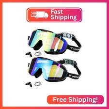 Wenwasno 2 Pack Kids Swim Goggles 6-16,Anti-UV Anti-Fog Wide View Swimming Goggl picture