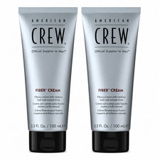American Crew Men's Fiber Cream 3.3oz TUBE-medium hold 2 Pack picture