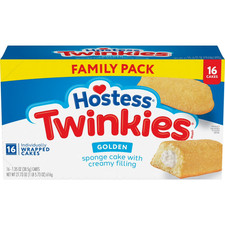 Hostess Twinkies Snack Cakes, Golden Sponge Cake with Crème Filling, 21.73 oz picture
